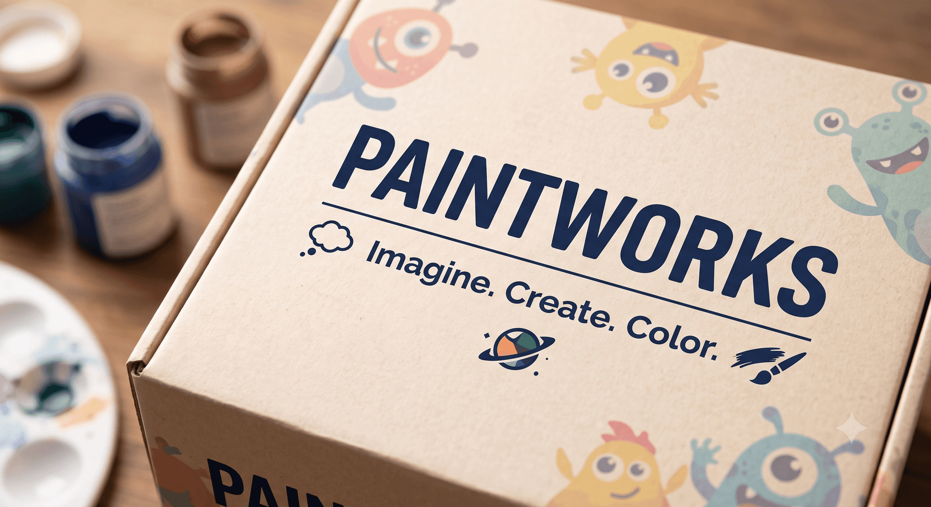 Together We Create — atelier și kit creativ pentru copii PaintWorks (Primele Minuni)